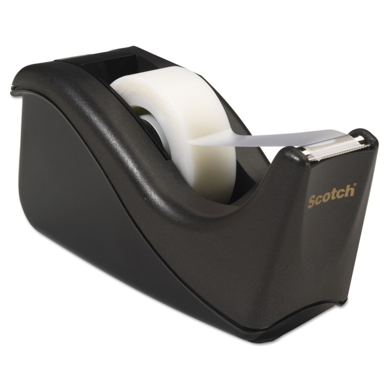 Scotch 1 in. Core Value Desktop Tape Dispenser - Two-Tone Black